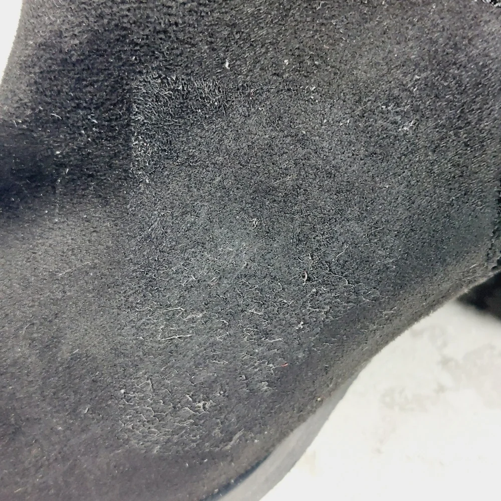 New BP. Luke Black Faux Suede Over-the-Knee Boots H677